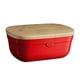 thumbnail image 1 of Panera Con Tapa De Madera Rojo, 1 of 3