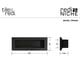 thumbnail image 5 of Estantería de ducha Redi USA Niche Single Black 16 x 15 x 10 cm, 5 of 8