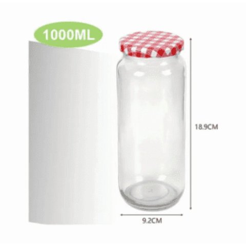 Genérico - Frasco De Vidrio 1000Ml