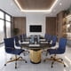 thumbnail image 3 of Silla de oficina LeisureMod Harris, moderna y ergonómica con respaldo alto, 3 of 6