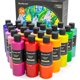 thumbnail image 1 of Set de pintura acrílica Shuttle Art 24 colores 250 ml de alta viscosidad, 1 of 9