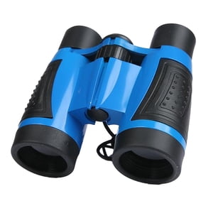 Magideal - Binoculares Para Niños Telescopio Pequeño Vista Grande Lupa Binoculares Compactos Juguete De Aumento Para Exploración, Caza, Favores De Fiesta, Sender Azul