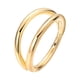 thumbnail image 3 of Anillo de Nariz Anillo de Nariz Doble Abierto, Anillos de Tabique de Aro de Acero Inoxidable de Moda, Puños de Nariz para Damas de Cumpleaños del Día 012 cm x 08 cm, 3 of 5