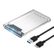 thumbnail image 1 of Carcasa de disco duro externa SABRENT SATA a USB 3.0 de 2,5 pulgadas, 1 of 8