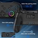 thumbnail image 5 of Controlador inalámbrico compatible con Switch/Switch Lite/Switch OLED/PC/teléfono, gamepad programable con RGB, emparejamiento por un toque para activar y función de vibración turbo, 5 of 9