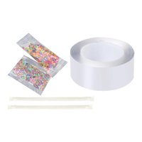 Bothyi - Soplar Burbujas Cinta Adhesiva De Doble Cara Diy Elaboración Color Transparente