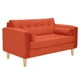 thumbnail image 2 of Sofa Retro 2c Felpa 05 Naranja, 2 of 6