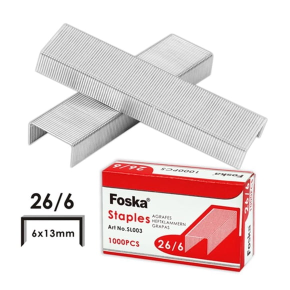 Corchetes 26/6 1000 und SL003 FOSKA