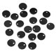 thumbnail image 1 of 20 piezas plateadas de monedas, estampado redondo, etiqueta en blanco, joyería de metal, negro, 1 of 4