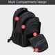 thumbnail image 2 of Men Backpack Wear-resistant Oxford Cloth Splashproof Breathable Shoulder Strap Laptop Bag School Travel Sports Leisure Bags, 2 of 3