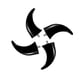 thumbnail image 2 of Guardabarros de la motocicleta Front Horns Decoration para Chopper Bobber Touring Black, 2 of 3