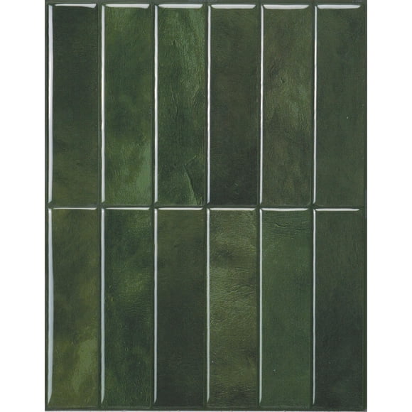 Smart Tiles Peel and Stick 29 x 23 cm Verde