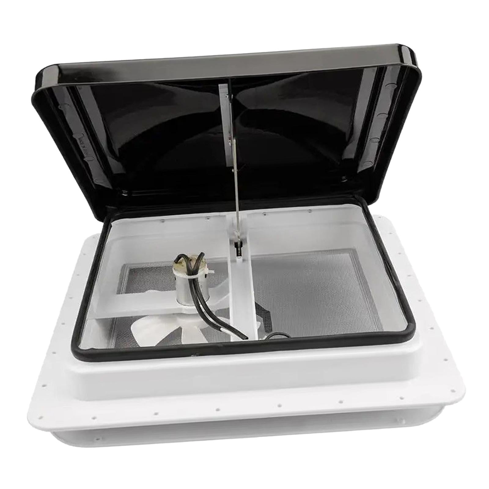 Magideal - Ventilador De Ventilación De Techo Rv De 14 Pulgadas, Ventiladores De Ventilación De Techo, Fácil Instalación Con Tapas, Ventilador De Ventilación De