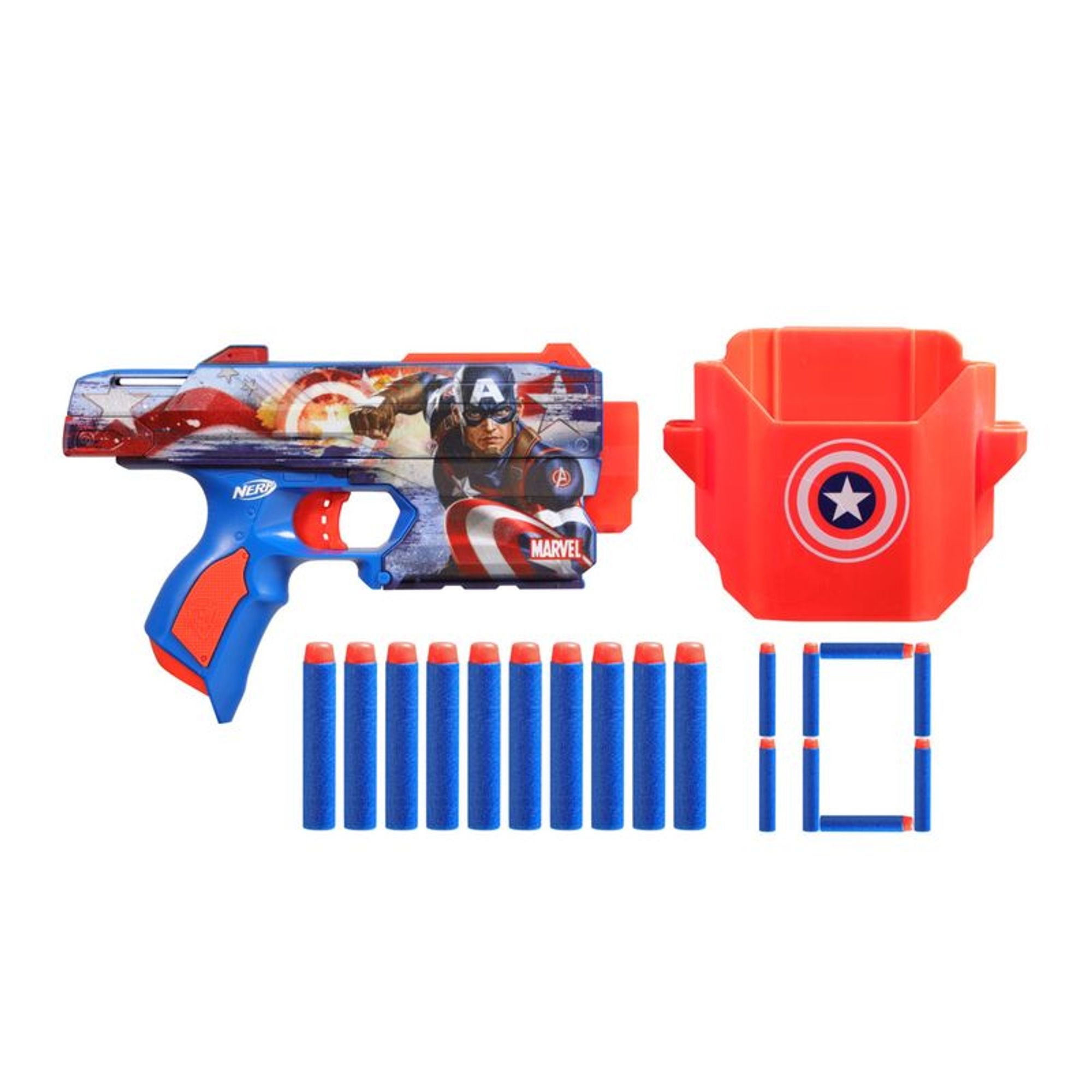Nerf - Lanzador Marvel Capitán América