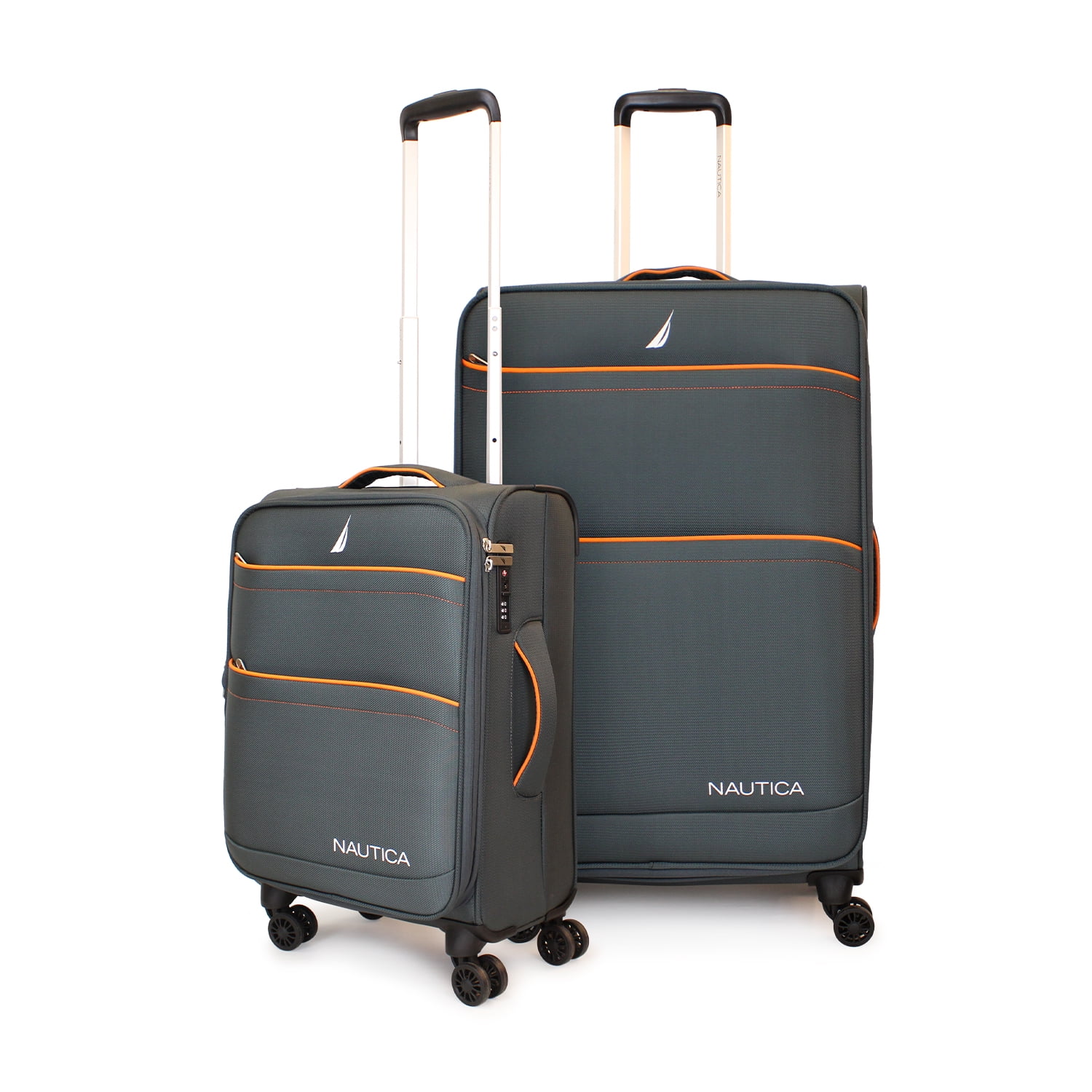 Pack 2 Maletas De Tela S+l Nautica Lisboa 10k Y 23k Gris