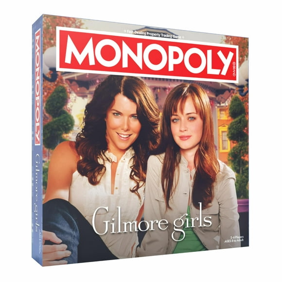 Juego de mesa USAOPOLY Monopoly Gilmore Girls con 6 fichas