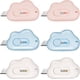 thumbnail image 1 of Minicuchillo multiusos, cortador de cajas, abrecartas retráctil, abrecartas (rosa, azul y blanco), 1 of 6