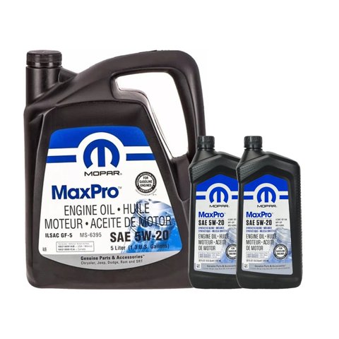 Aceite Motor 5W20 Mopar / Dodge / Jeep Bidon 6.89 Litros