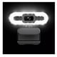 thumbnail image 2 of Cámara web 4K HD con anillo de luz LED y micrófono USB, 2 of 5