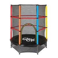 Cama Elástica Glowup 1,40 X 1,60 Mt 4,5 Ft Malla Seguridad Superior