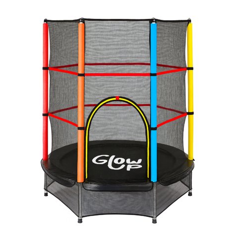 Cama Elástica Glowup 1,40 X 1,60 Mt 4,5 Ft Malla Seguridad Superior