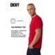 thumbnail image 4 of Camisa DKNY de algodón suave, corte clásico, cuello redondo, roja, 4 of 7