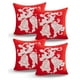 thumbnail image 1 of Set De 4 Fundas De Cojin Para Navidad K12, 1 of 3