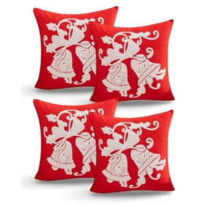 Genérico - Set De 4 Fundas De Cojin Para Navidad K12