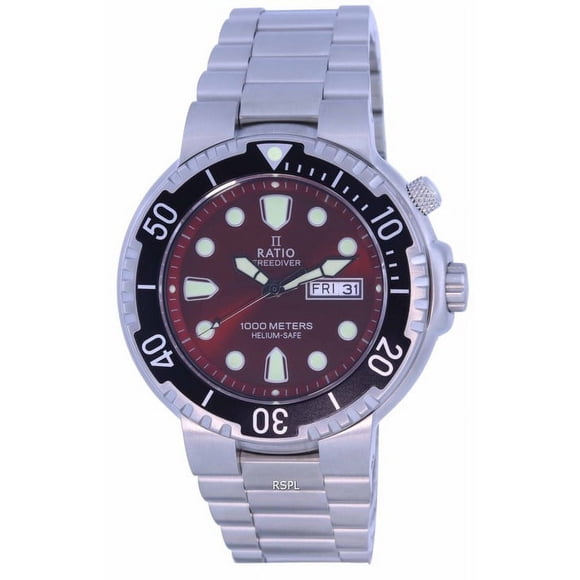 Reloj Analógico Ratio FreeDiver Rojo Hombre