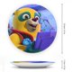 thumbnail image 2 of Plato Decorativo de Porcelana Fina Desmarcar Oso Agente Especial 15 cm, 2 of 6