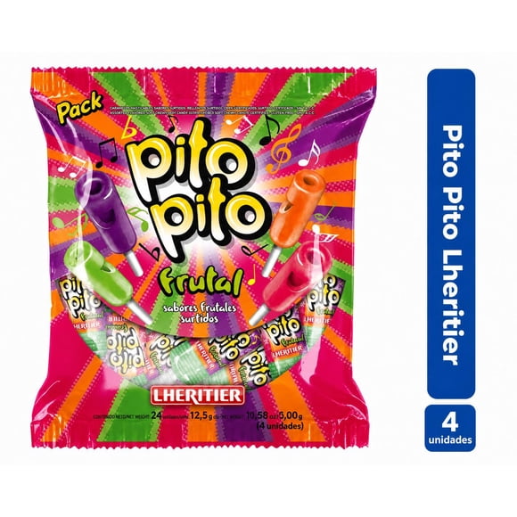 Pack 4 Pito Pito Frutal Bag