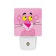 thumbnail image 1 of El Show de la Pantera Rosa Luz nocturna LED con sensor de anochecer a amanecer para dormitorio, baño, pasillo, escaleras - Lámpara LED nocturna de enchufe, 0.5W - 1 pieza, 1 of 6