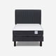 thumbnail image 1 of Cama Europea Wave Respaldo Lucio 1.5 Plazas, 1 of 6
