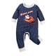 thumbnail image 3 of Ropa de Bebé, Mono de Manga Larga de Primavera, Estampado a Rayas, Ropa de Dormir Informal de Dibujos Animados, Body para Niños Y Niñas Recién Nacidos 18 a 24 meses, 3 of 5