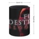thumbnail image 2 of Destino Final-theme Cylinder Pen Holder Pencil Organizer with Flannel Lining PVC Leather Material Cardboard Base for study work 10*8CM, 2 of 6