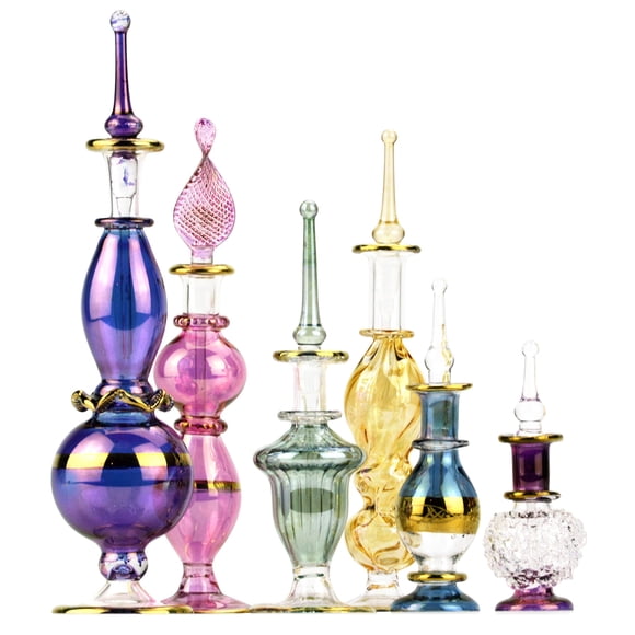 Set De 6 Frascos De Perfume Colección Egipcia