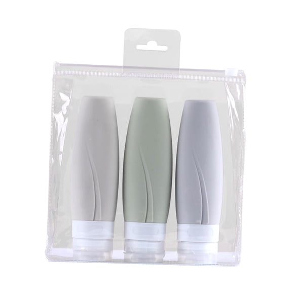 3 uds botellas de viaje botella de almacenamiento envases cosméticos recargables contenedor de artículos de tocador para crema loción cosmética jabón estilos B