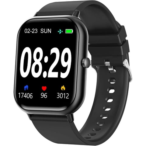 Choiknbo - Smartwatch 1 83 Negro Fitness Tracker Iphone