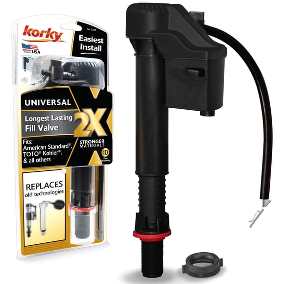 Válvula de llenado de inodoro Korky QuietFill 2X Long Life 528X Universal