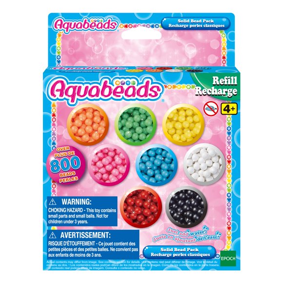 Paquete de recambios sólidos Aquabeads con más de 800 abalorios