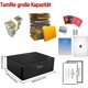 thumbnail image 4 of Caja ignífuga para documentos con cerradura, gran capacidad, 4 capas, plegable y fácil de transportar, multifuncional, resistente al agua, para pasaportes., 4 of 5