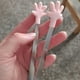 thumbnail image 5 of 3pcs/set Innovative Small Palm Non-Slip Silicone Tongs Stainless Steel Ice Tongs Mini Food Grade Silicone Food Bread Tongs Kitchen Tools, 5 of 5