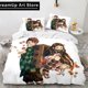 thumbnail image 1 of x369 Bed Sheets Demon Slayer Bedding Set Anime Duvet Cover Pillowcases Twin Full Size Boys Girls Boys Gift Home Decor 3-Piece Bedding Set (1 Duvet Cover + 2 Pillow Shams) nj369, 1 of 5