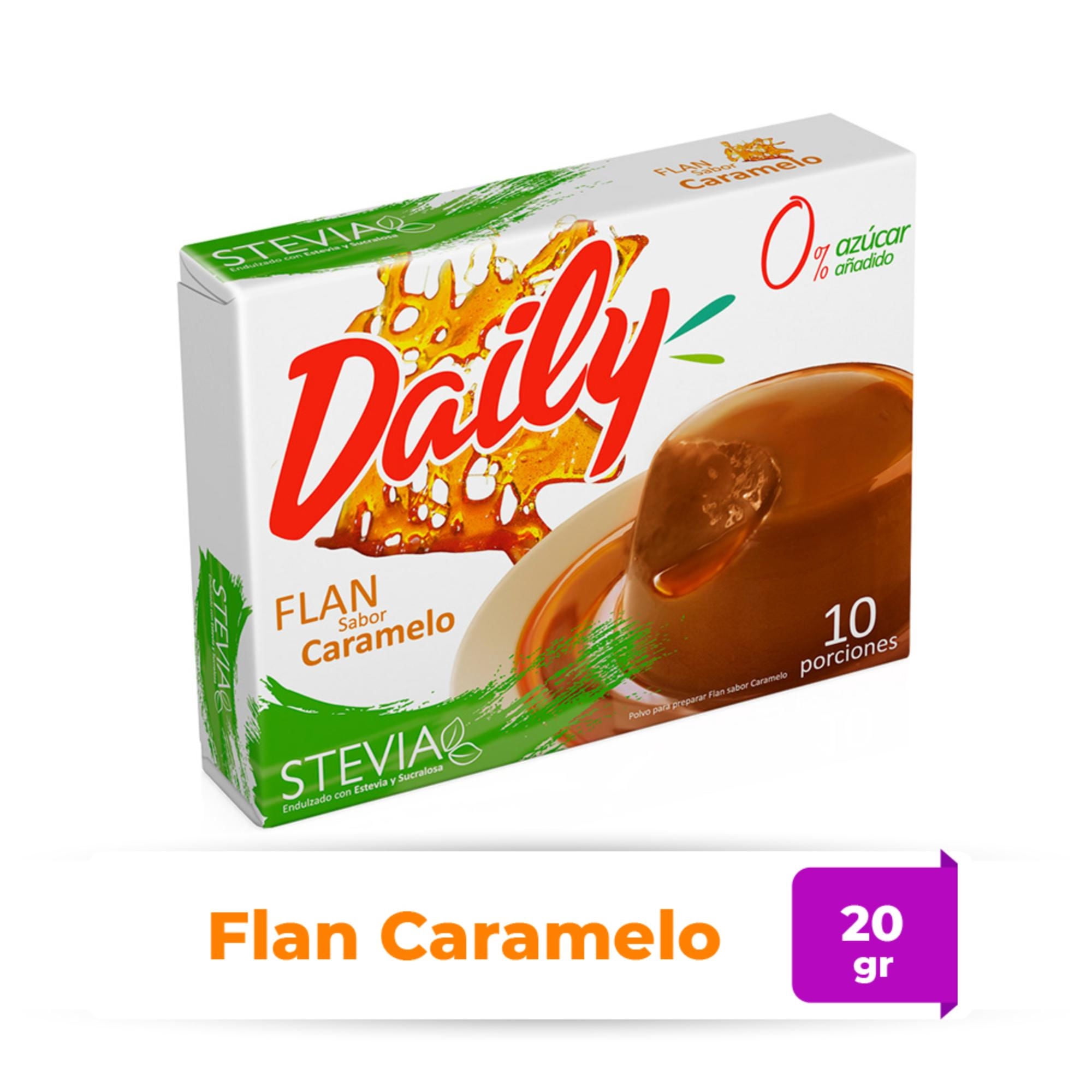 Flan Diet Sabor Caramelo Caja 20 g Daily