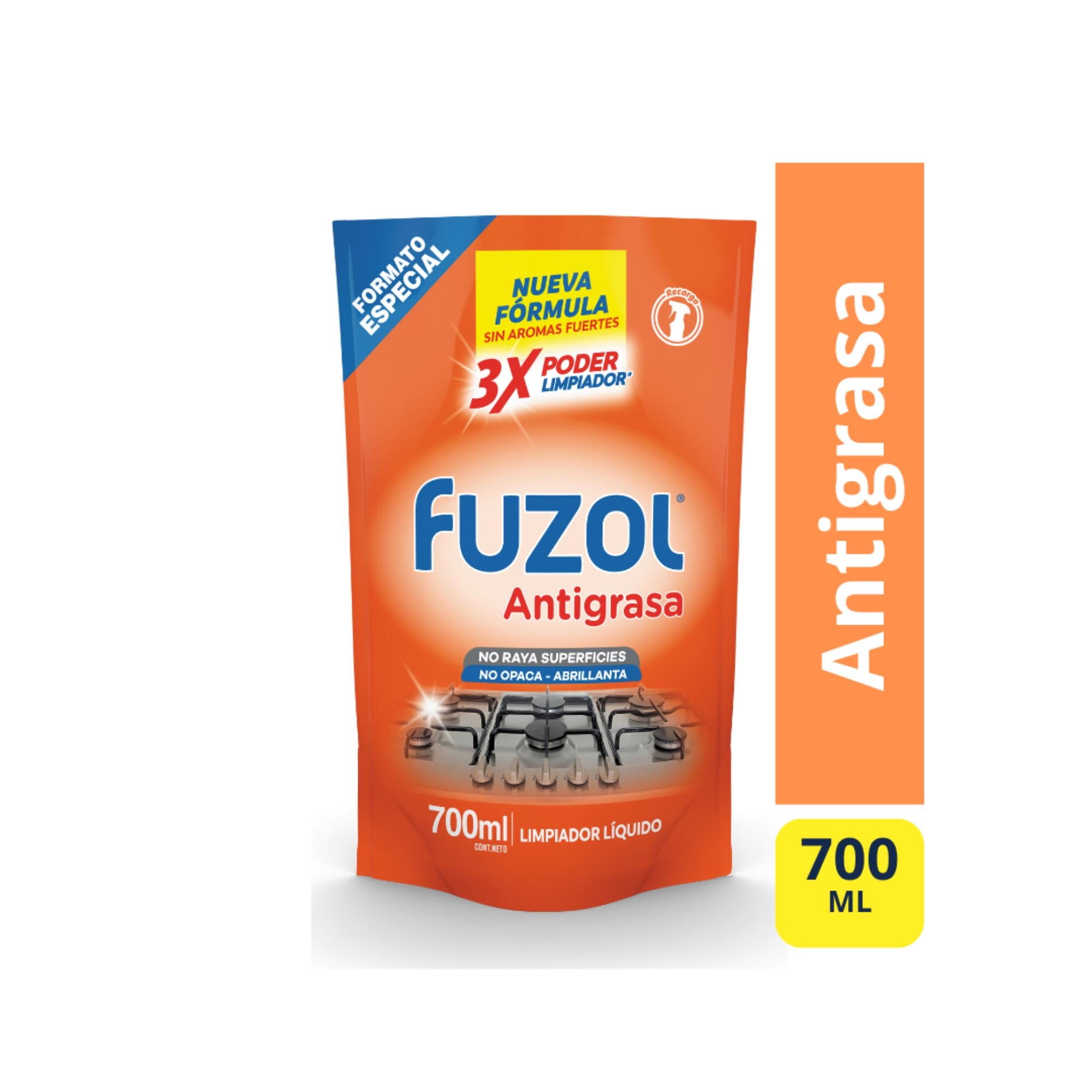 Limpiador Antigrasa Líquido Doypack 700 ml Fuzol