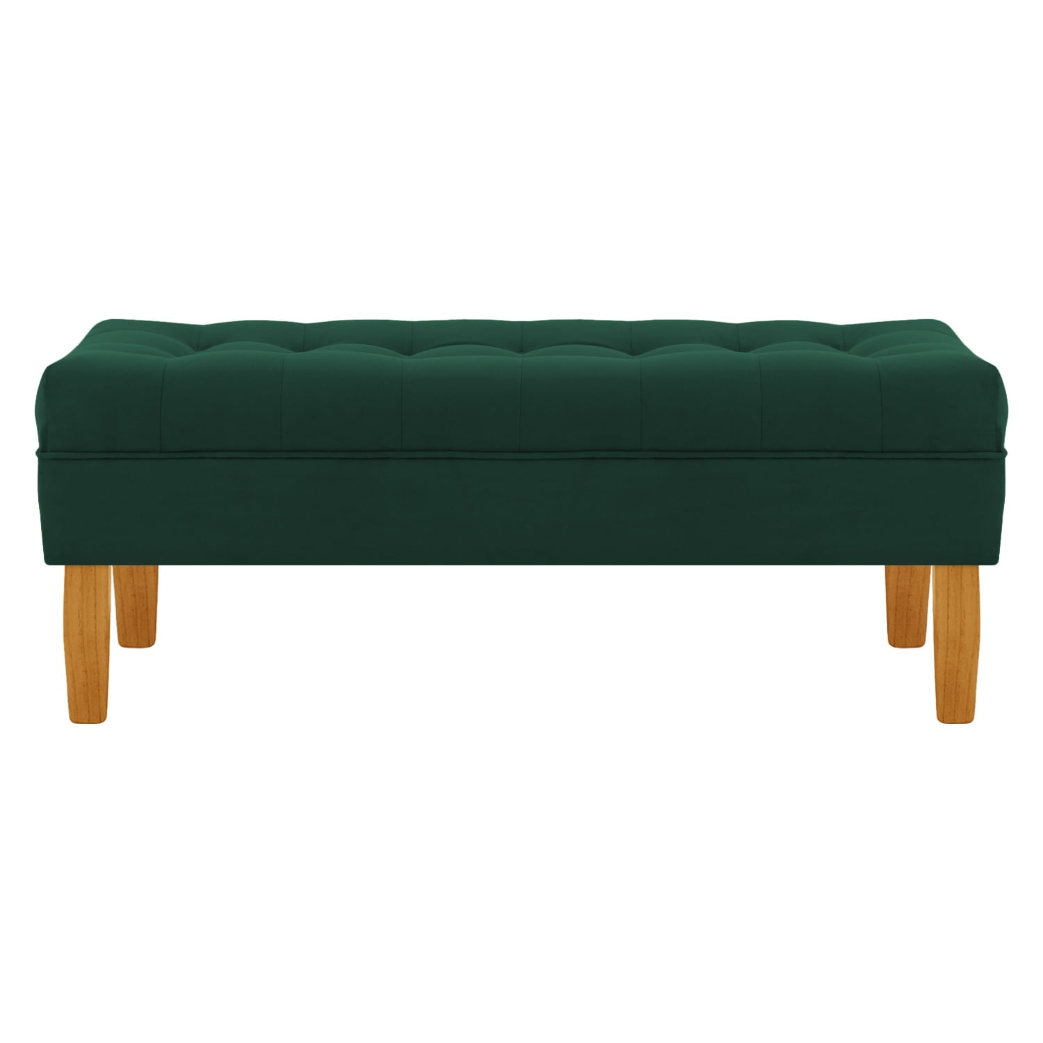 Bodevir - Banqueta Wood 2c Felpa 04 Verde Botella