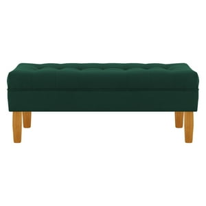 Bodevir - Banqueta Wood 2C Felpa 04 Verde Botella