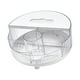 thumbnail image 4 of Estante De Maquillaje Cosmético Organizador Contenedor De Mesa Para Tocador De Baño Transparente Con Tapa, 4 of 5
