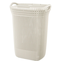 Genérico - Canasto Ropa Khipu 60L Color Blanco