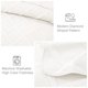 thumbnail image 5 of Juego de cama Exclusivo Mezcla Queen blanco de 3 piezas, 5 of 6